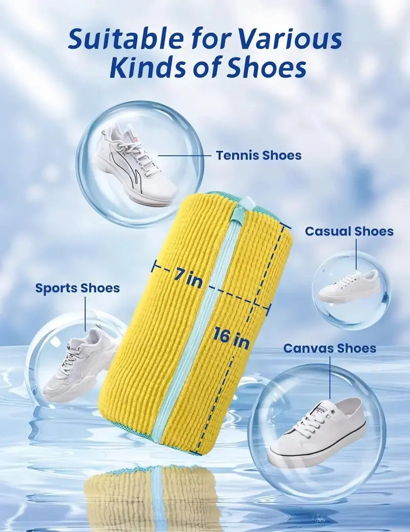 Polyester Machine Washable Shoe Bag for Washing Machine