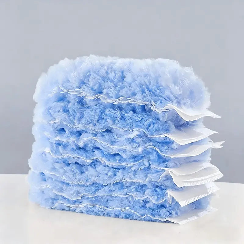 Disposable Electrostatic Duster Refills (50-Pack) - Simple Synthetic House Cleaning Tool Replacement Parts, Home-Friendly Duster Replacement Head, Adsorbent Fibers Grab Fine Dust, Bendable Head for Hard-to-Reach Areas
