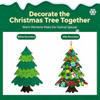 Unwoven Felt Fabric Christmas Tree DIY Craft Kit