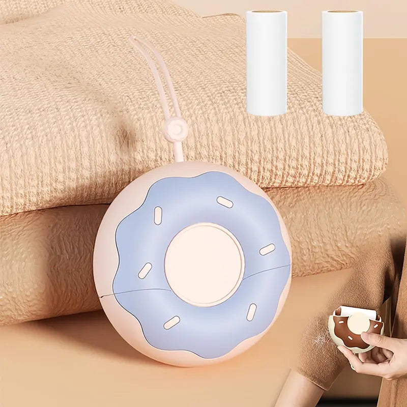 Portable Donut Shape Portable Lint Remover Roller