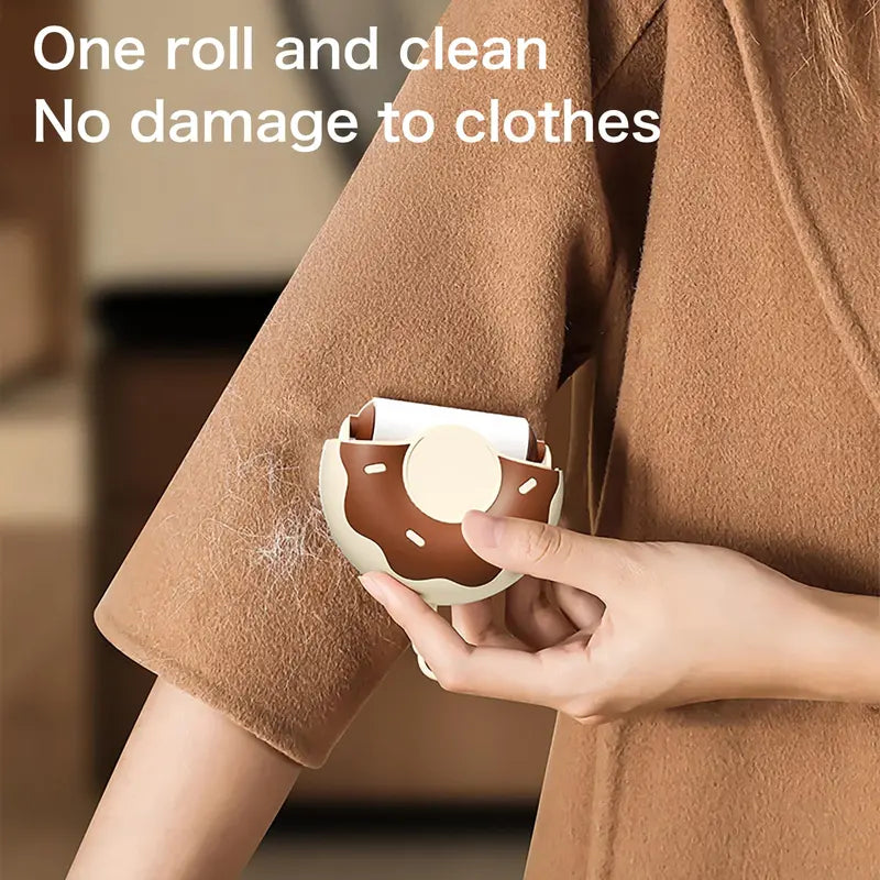 Portable Donut Shape Portable Lint Remover Roller