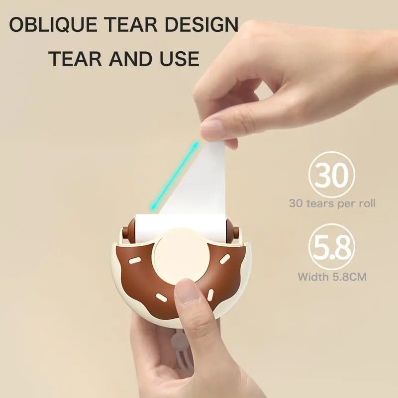Portable Donut Shape Portable Lint Remover Roller