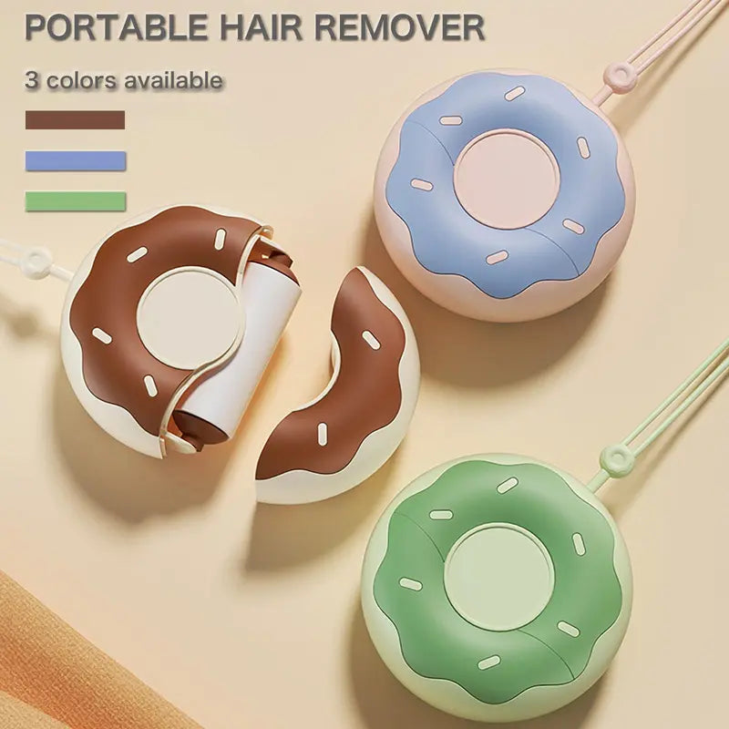 Portable Donut Shape Portable Lint Remover Roller